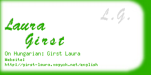 laura girst business card